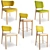 Kauri Wood Chairs: Trendy & Stylish 3D model small image 1