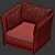 Elegant Allermuir Obris Armchair 3D model small image 3