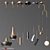 Versatile Pendant Lights - 4 Stunning Designs 3D model small image 1