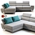 Contemporary Wersal Molina Mini Sofa 3D model small image 1