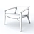 Sleek Modern Armchair 3D model small image 3