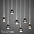 Dazzling Waterfall Chandelier 3D model small image 1