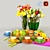 Vibrant Spring Tableware Set 3D model small image 1