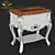 Diva Bedside Table: Elegant and Functional 3D model small image 1