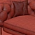 Luxurious Atenae Sofa by Cantori 3D model small image 3