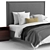 Sleek Modern Bed: Aesthetically Crafted 3D model small image 2