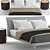 Poliform Kelly Bed - Elegant and Stylish Sleep Solution 3D model small image 2