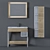 Modern 20-Piece Bathroom Furniture Set | Troy 3D model small image 2