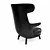 Sleek and Stylish Dino Armchair 3D model small image 2