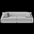 Elegant Eichholtz Candice Sofa 3D model small image 3