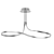 NUR Chandelier 5820 - Contemporary Silver/Chrome LED Lighting 3D model small image 1