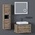 Elantra 80 Bathroom Furniture Set 3D model small image 1