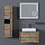 Elantra 80 Bathroom Furniture Set 3D model small image 2