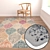 Title: Luxury Textured Carpet Set 3D model small image 2