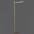 CINTO 6145 Floor Lamp: LED, Dimmable, Warm Light 3D model small image 1