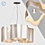 Elegant Logico Pendant Light 3D model small image 1