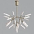 Elegant Tech Lighting Chandelier 3D model small image 1