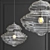 Elegant Glass Chandelier by Loft-Concept 3D model small image 4