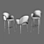 Modern Martin High Chair 3D model small image 3