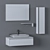 Baco Plus 90 - Complete Bathroom Furniture Set 3D model small image 3