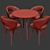 Elegance Dining Set: Modern Design, 3D Format 3D model small image 3