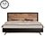 Dastin Bed - Timeless Wood Elegance 3D model small image 1