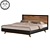 Dastin Bed - Timeless Wood Elegance 3D model small image 2