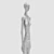 Giacometti Grande Femme II: Sculptural Exquisite Beauty 3D model small image 2