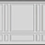 Elegant 3D Wall Moulding 3D model small image 1