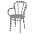 Fameg B-18: Stylish and Comfortable Armchair 3D model small image 2