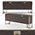 Elevate Series Wood Sideboard 3D model small image 1