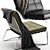 Delaunay Quit Armchair: Luxury Comfort 3D model small image 2