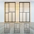 Sleek Glass Partition Door 3D model small image 1