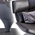 Sleek Harley Armchair 3D model small image 2