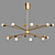 Mid-Century Lody Chandeliers: Retro Modern 3D model small image 2