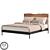 Frank Wood Bed - Crafted by WoodCraftStudio 3D model small image 1