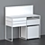 Moab80 T25: Stylish Sectional Bathroom Cabinet 3D model small image 2