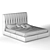 Title: Luxury Marlon Night Bed 3D model small image 1