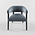 Etta Armchair: Modern Elegance for Any Space 3D model small image 3