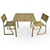  Nutcreatives Wooden Table and Chairs Set 3D model small image 1