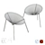 De Castelli Acapulco Chair: Elegant & Detailed Design 3D model small image 2