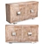 Baylor Washed Media Credenza 3D model small image 1