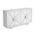 Baylor Washed Media Credenza 3D model small image 3