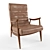 Dwellstudio Hans Accent Chair: Modern Elegance for Any Space 3D model small image 1