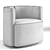 Elegant Fendi Casa Camilla Chair 3D model small image 3