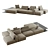 Modern and Elegant Westside Divano Sofa 3D model small image 1