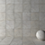 Fossil Cream Wall Tiles 3D model small image 2