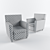 Elegant Brown Chair: 730x820xH890 3D model small image 2