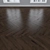 Dark Oak Parquet: Herringbone, Linear, Chevron 3D model small image 2