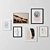 Artistic Wood Frame Collection 3D model small image 1
